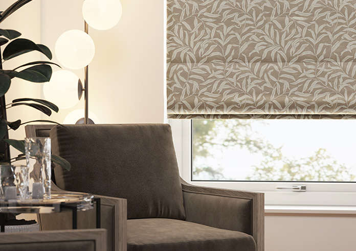 Trailing Vines, Vintage Brown - Roman Blind - Image 5